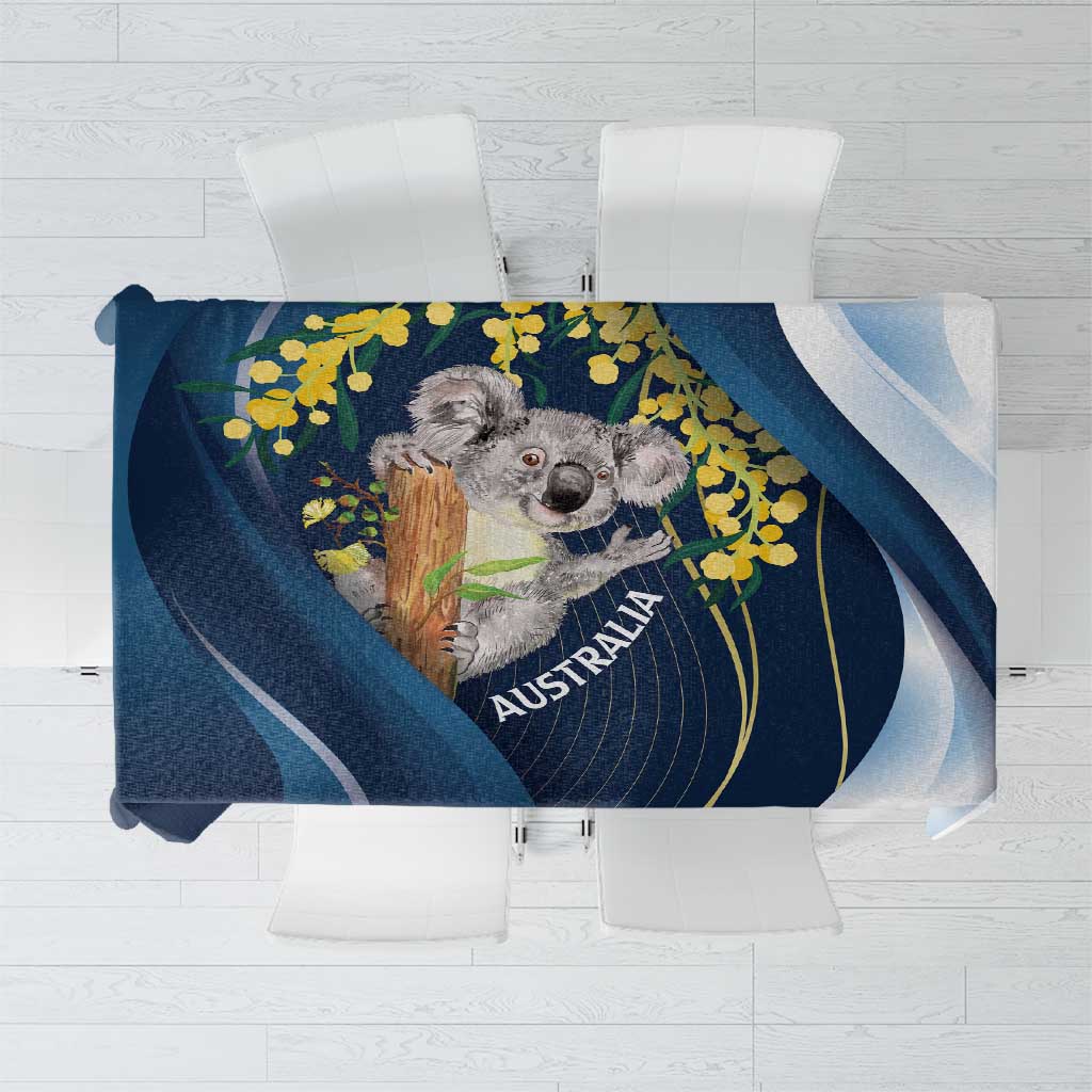 Australia Day Tablecloth Koala Blue Modern Vibe