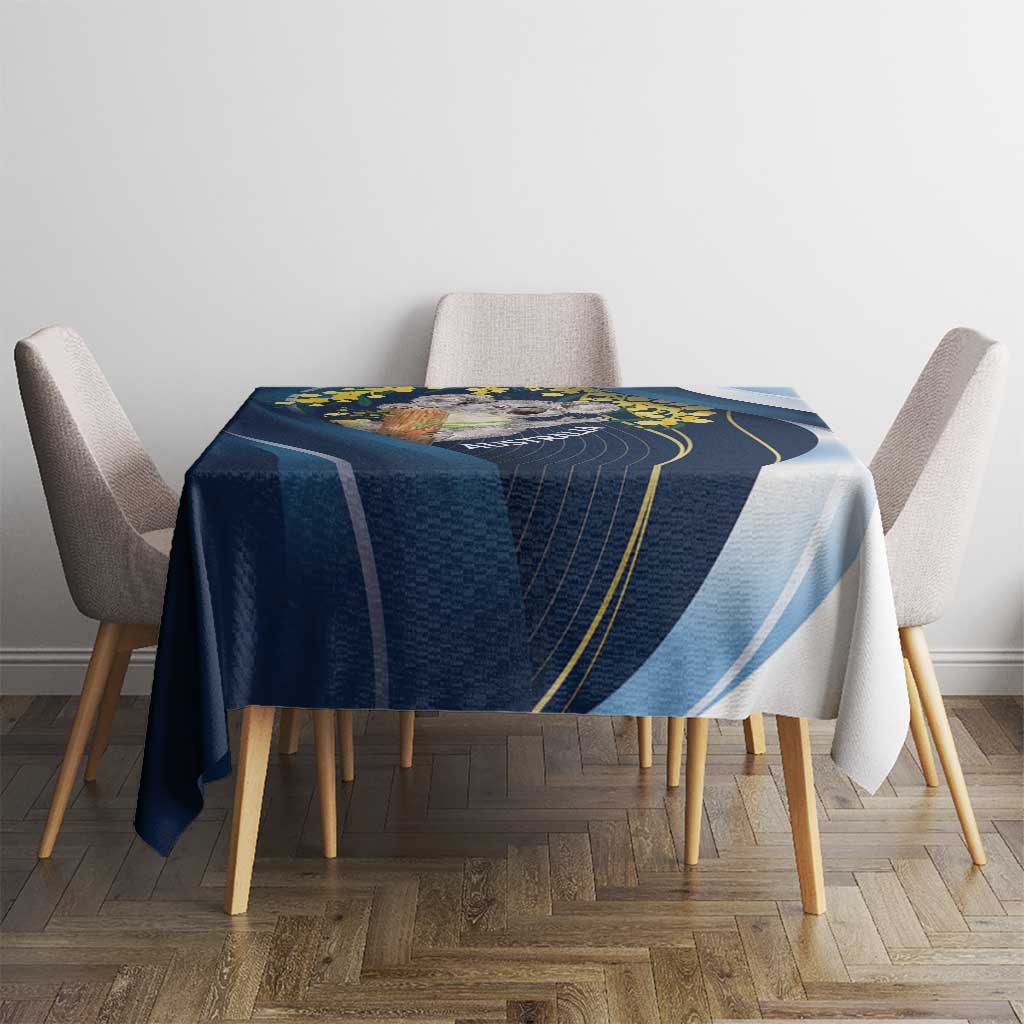 Australia Day Tablecloth Koala Blue Modern Vibe