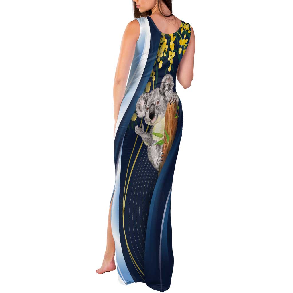 Australia Day Tank Maxi Dress Koala Blue Modern Vibe