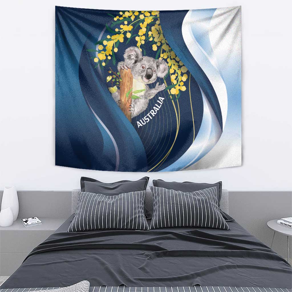 Australia Day Tapestry Koala Blue Modern Vibe - Vibe Hoodie Shop