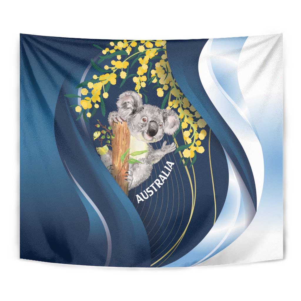 Australia Day Tapestry Koala Blue Modern Vibe - Vibe Hoodie Shop