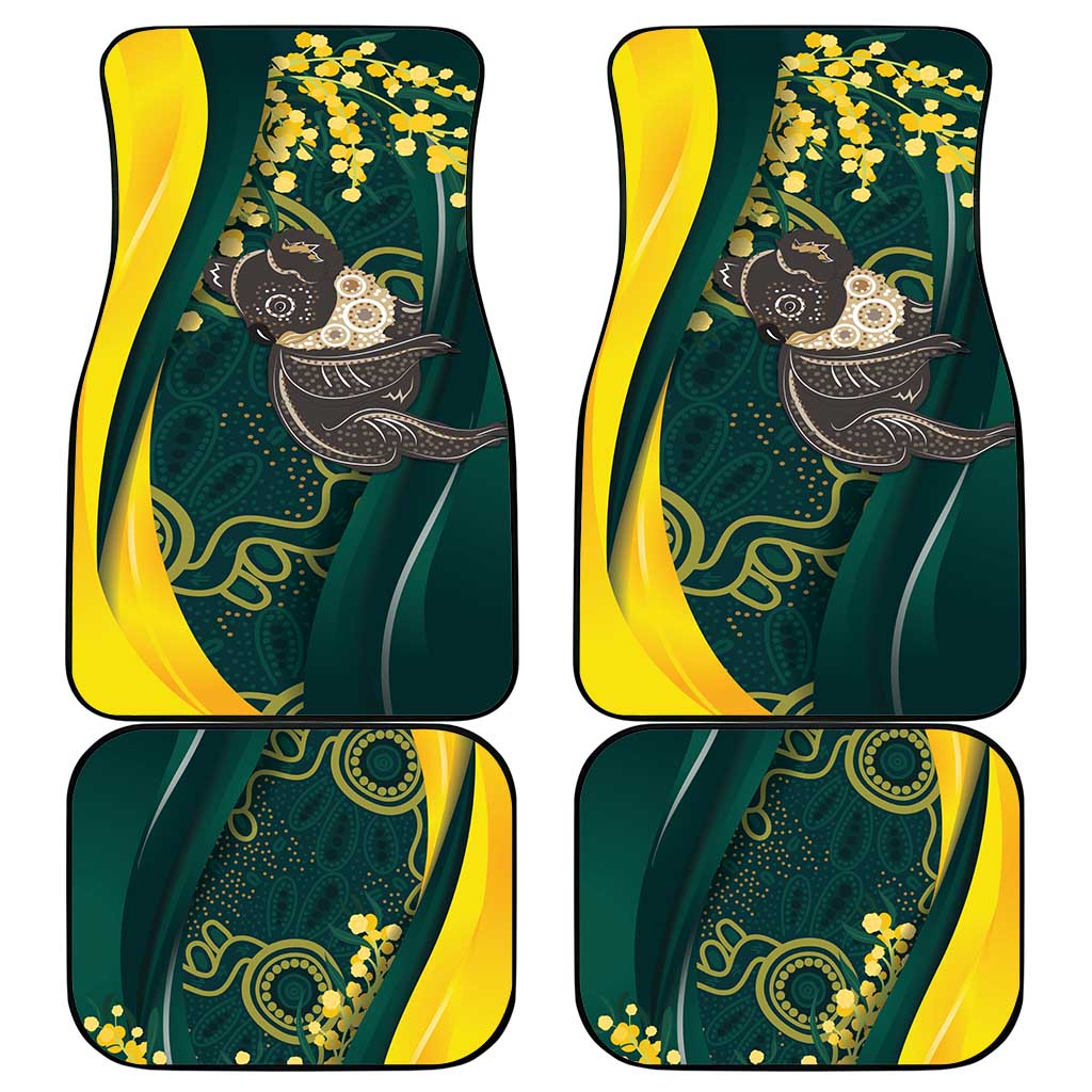 Australia Day Car Mats Koala Aboriginal Art