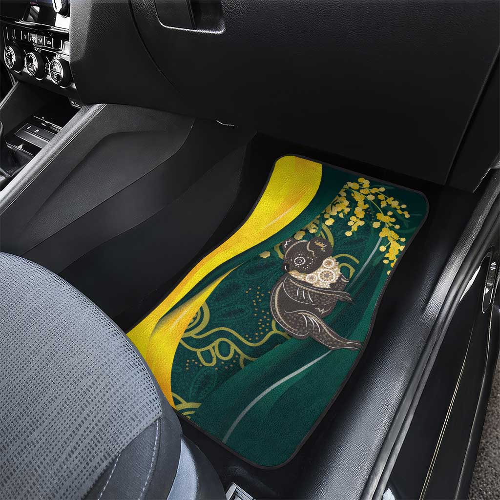 Australia Day Car Mats Koala Aboriginal Art