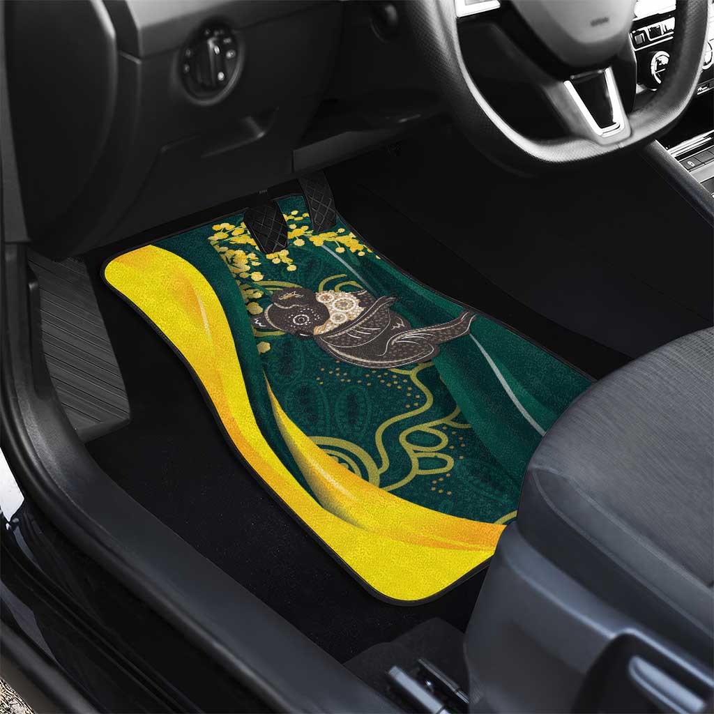 Australia Day Car Mats Koala Aboriginal Art