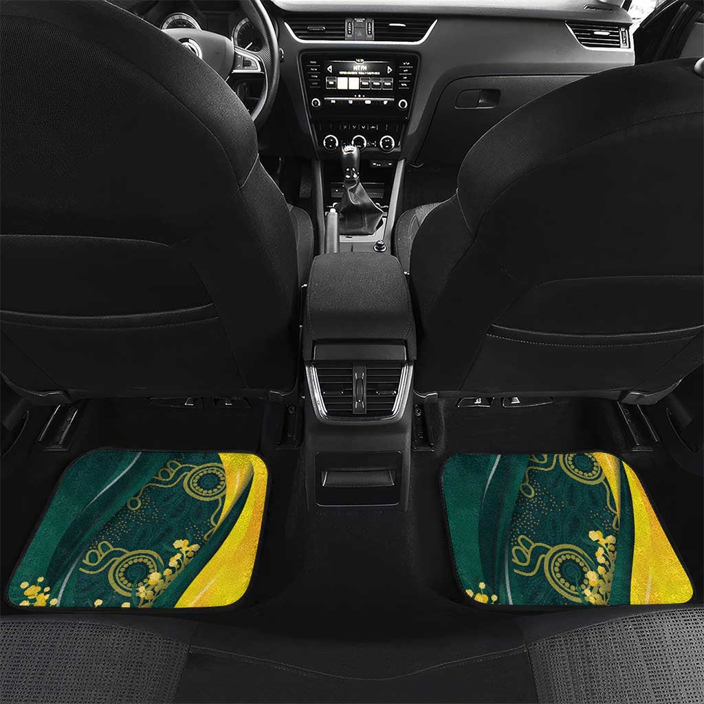 Australia Day Car Mats Koala Aboriginal Art