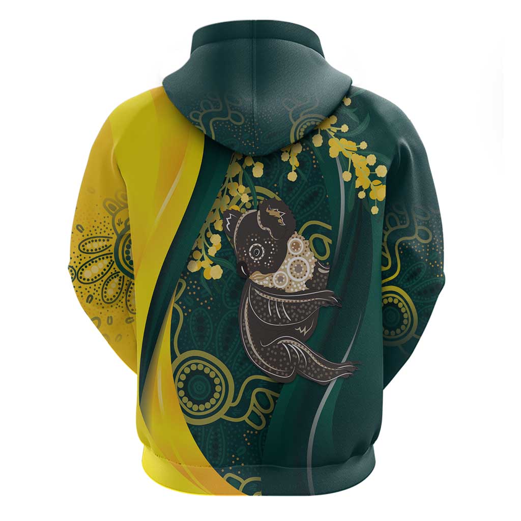 Australia Day Hoodie Koala Aboriginal Art LT7 - Vibe Hoodie Shop