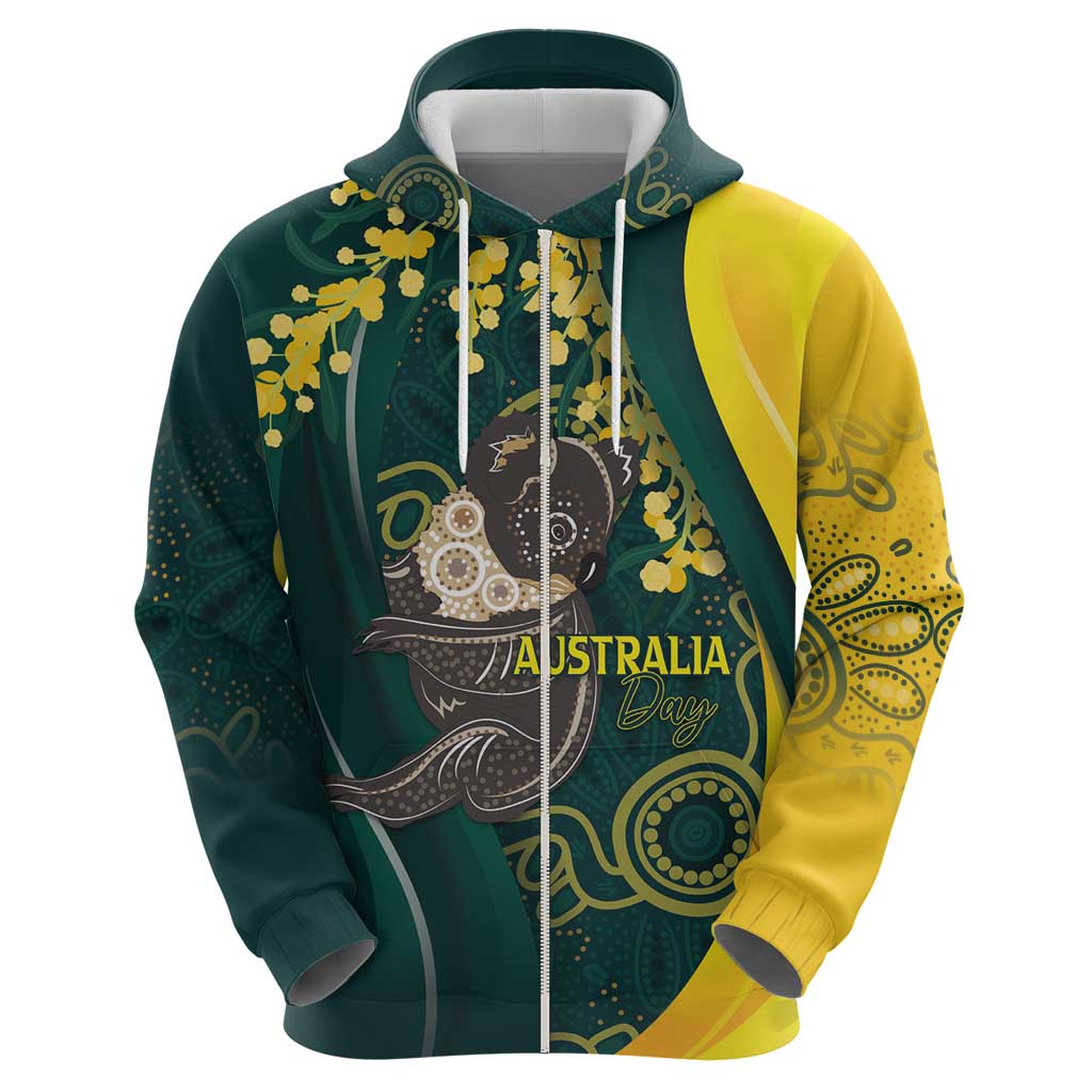 Australia Day Hoodie Koala Aboriginal Art LT7 - Vibe Hoodie Shop