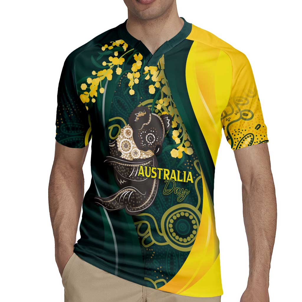 Australia Day Rugby Jersey Koala Aboriginal Art