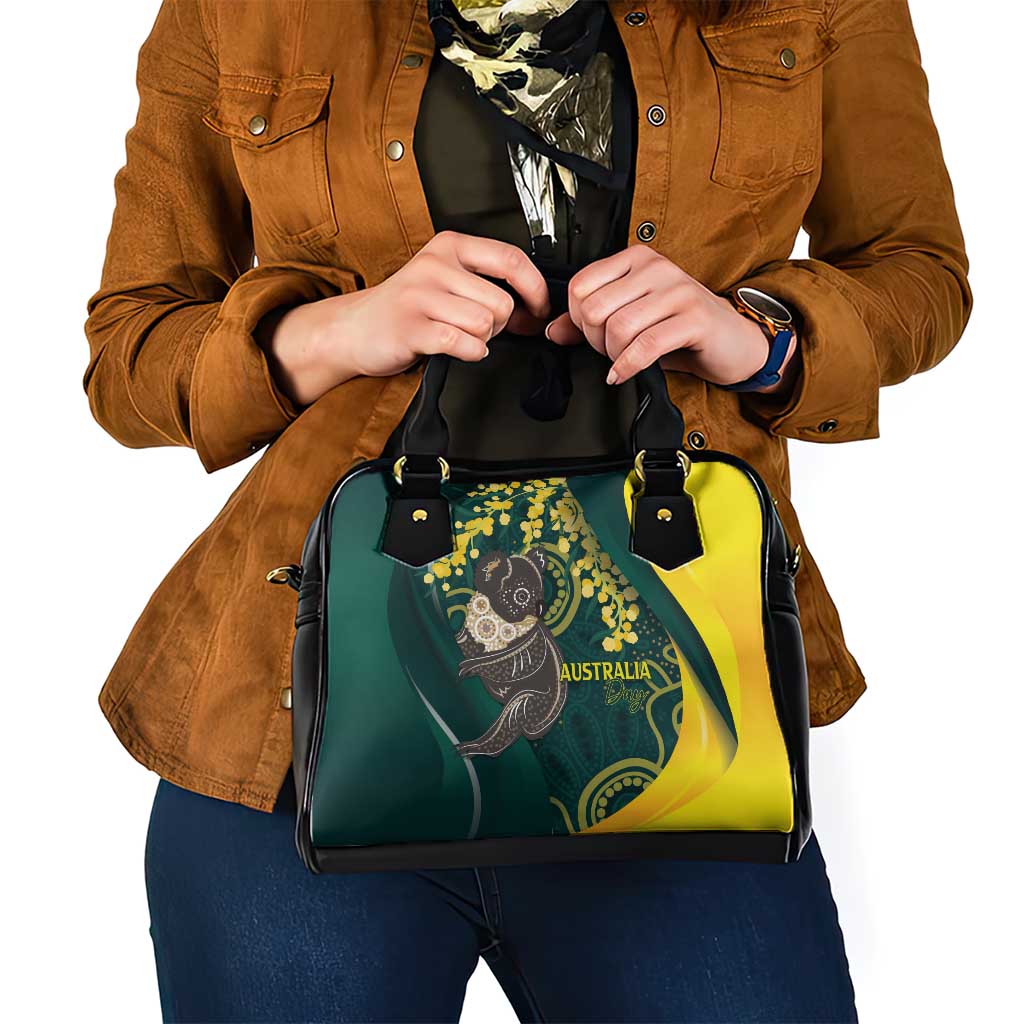 Australia Day Shoulder Handbag Koala Aboriginal Art - Vibe Hoodie Shop