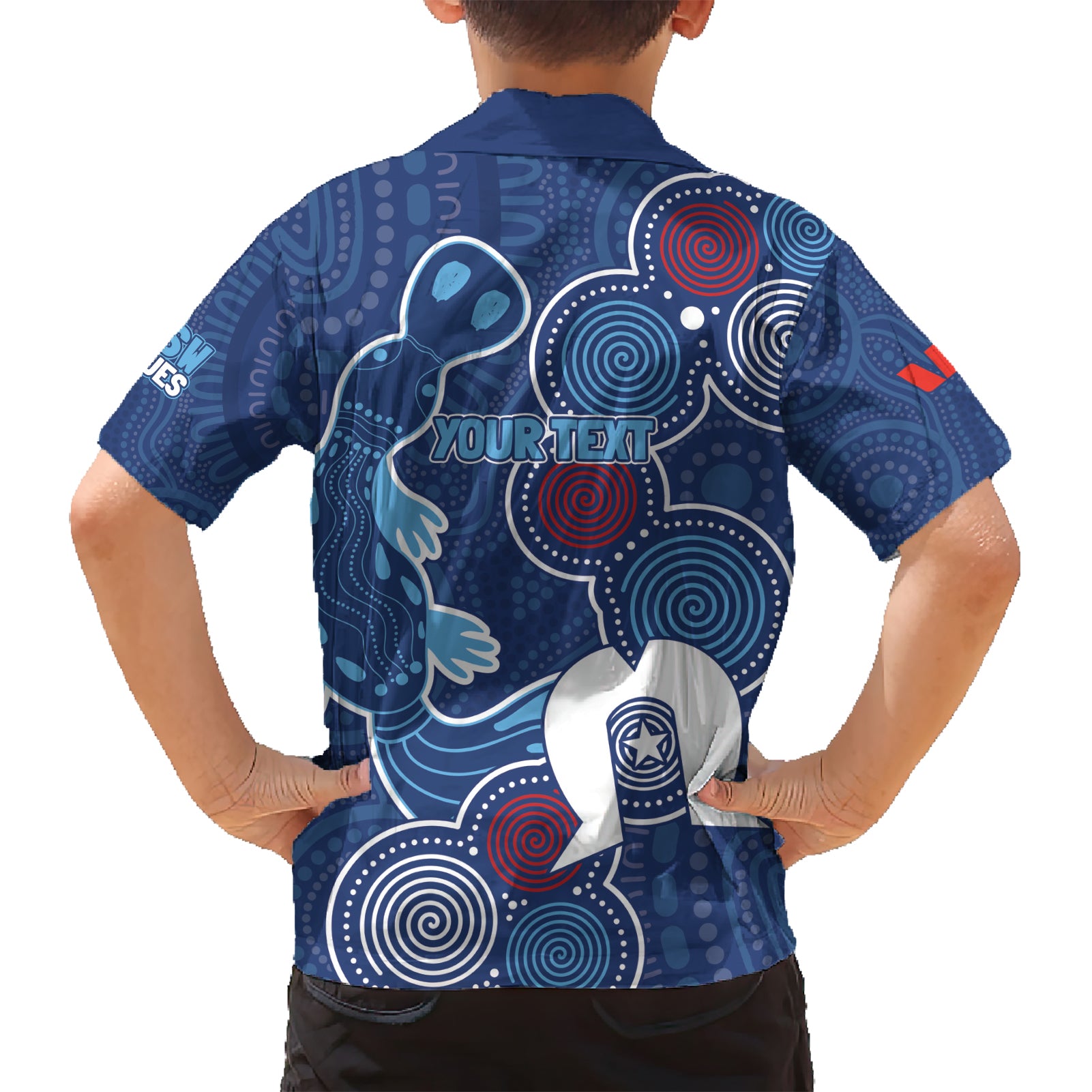 NAIDOC Week Hawaiian Shirt NSW Blues Platypus - Vibe Hoodie Shop