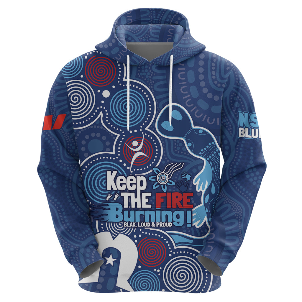 NAIDOC Week Hoodie NSW Blues Platypus LT7 - Vibe Hoodie Shop