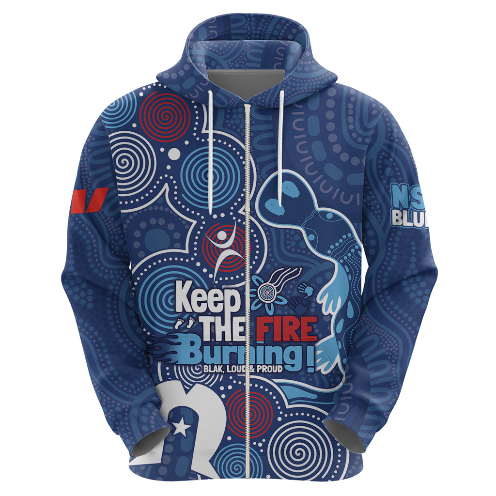 NAIDOC Week Hoodie NSW Blues Platypus LT7 - Vibe Hoodie Shop