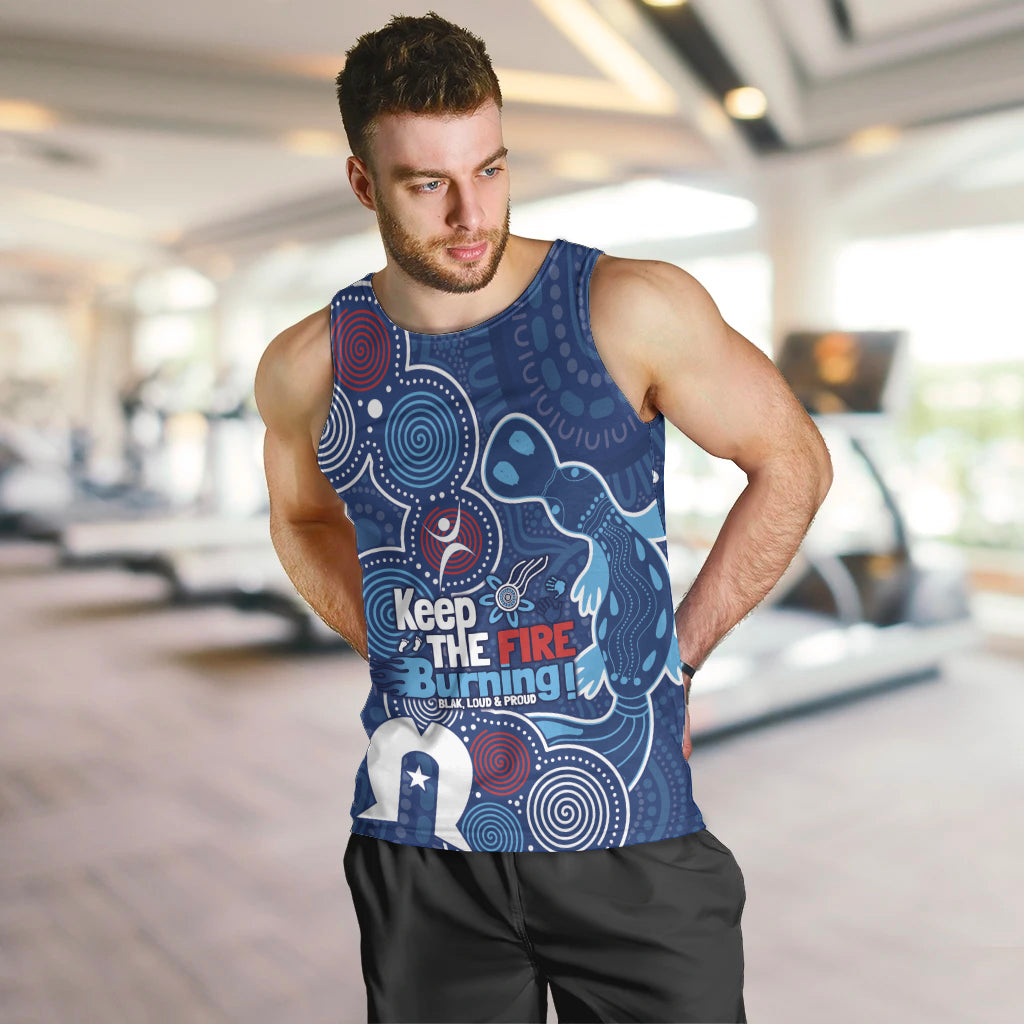NAIDOC Week Men Tank Top NSW Blues Platypus - Vibe Hoodie Shop