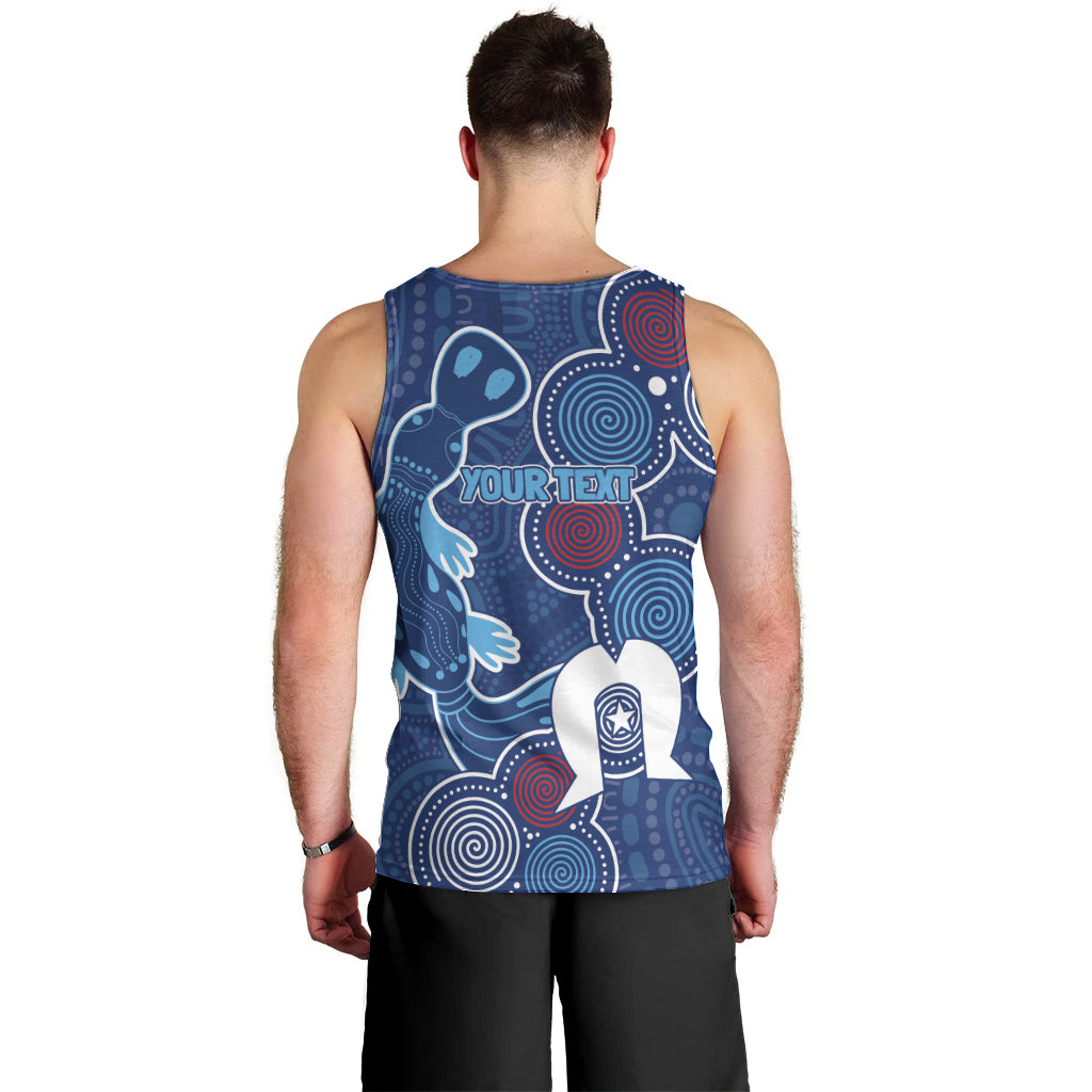 NAIDOC Week Men Tank Top NSW Blues Platypus - Vibe Hoodie Shop