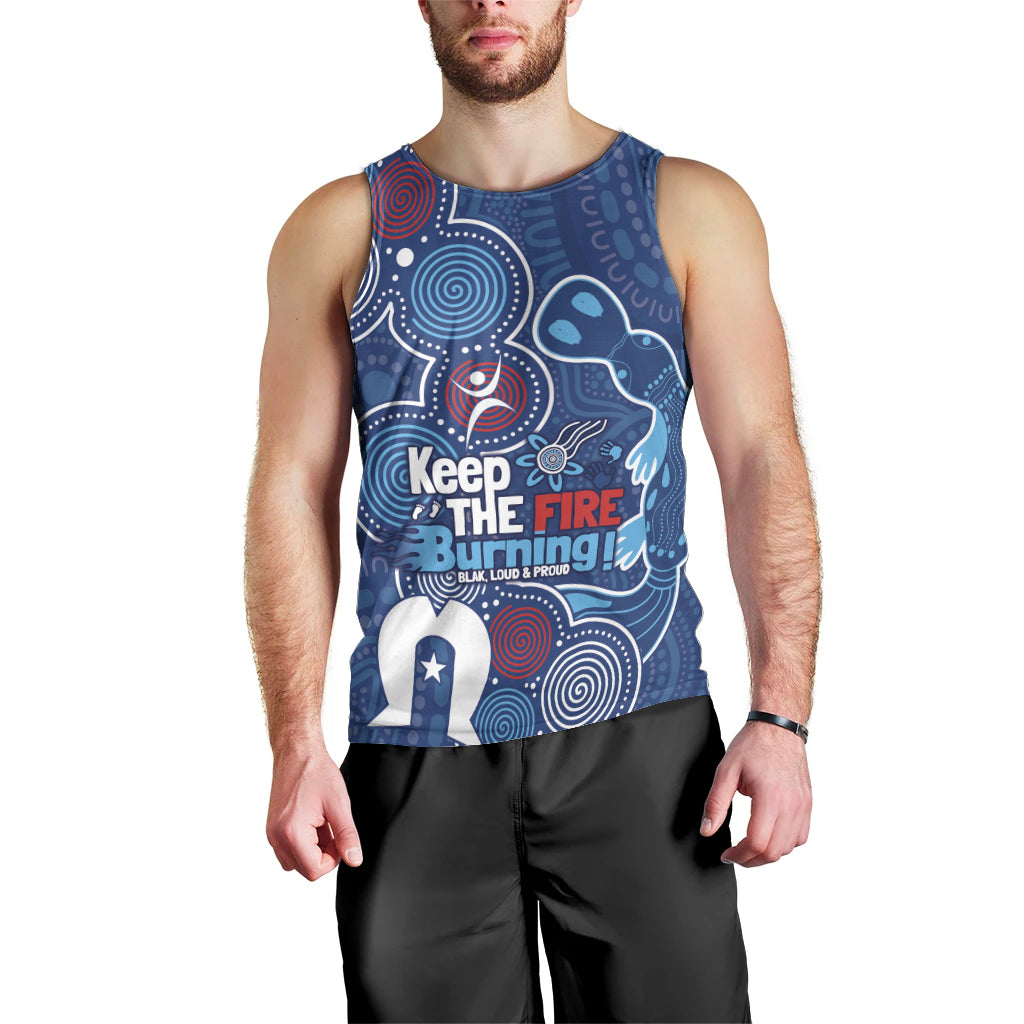 NAIDOC Week Men Tank Top NSW Blues Platypus - Vibe Hoodie Shop
