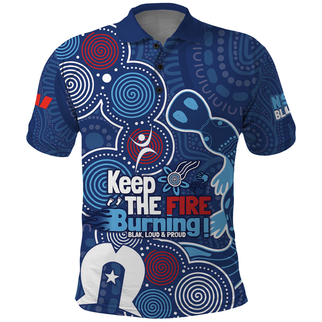 NAIDOC Week Polo Shirt NSW Blues Platypus - Vibe Hoodie Shop