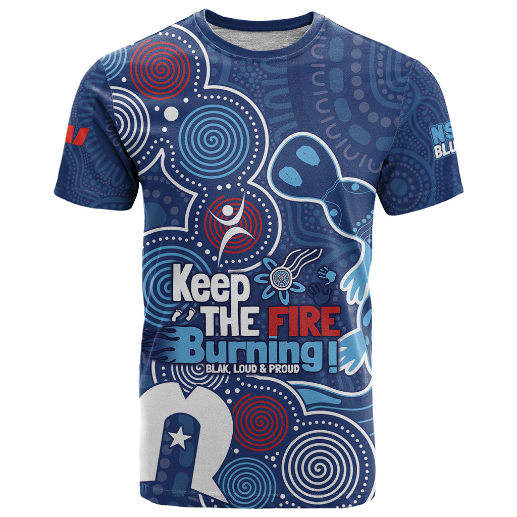 NAIDOC Week T Shirt NSW Blues Platypus - Vibe Hoodie Shop