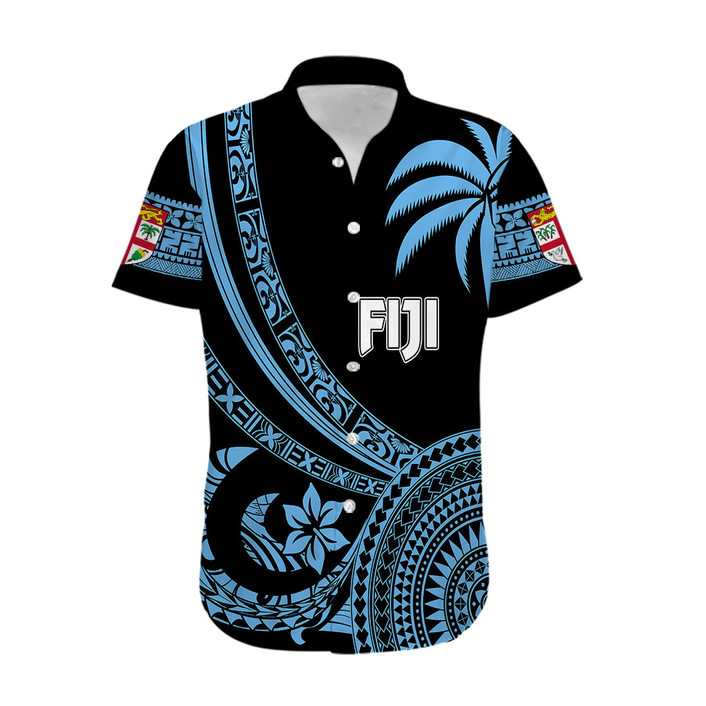 Personalised Fiji Rugby Hawaiian Shirt Tapa Kaivity Curve Style - Vibe Hoodie Shop