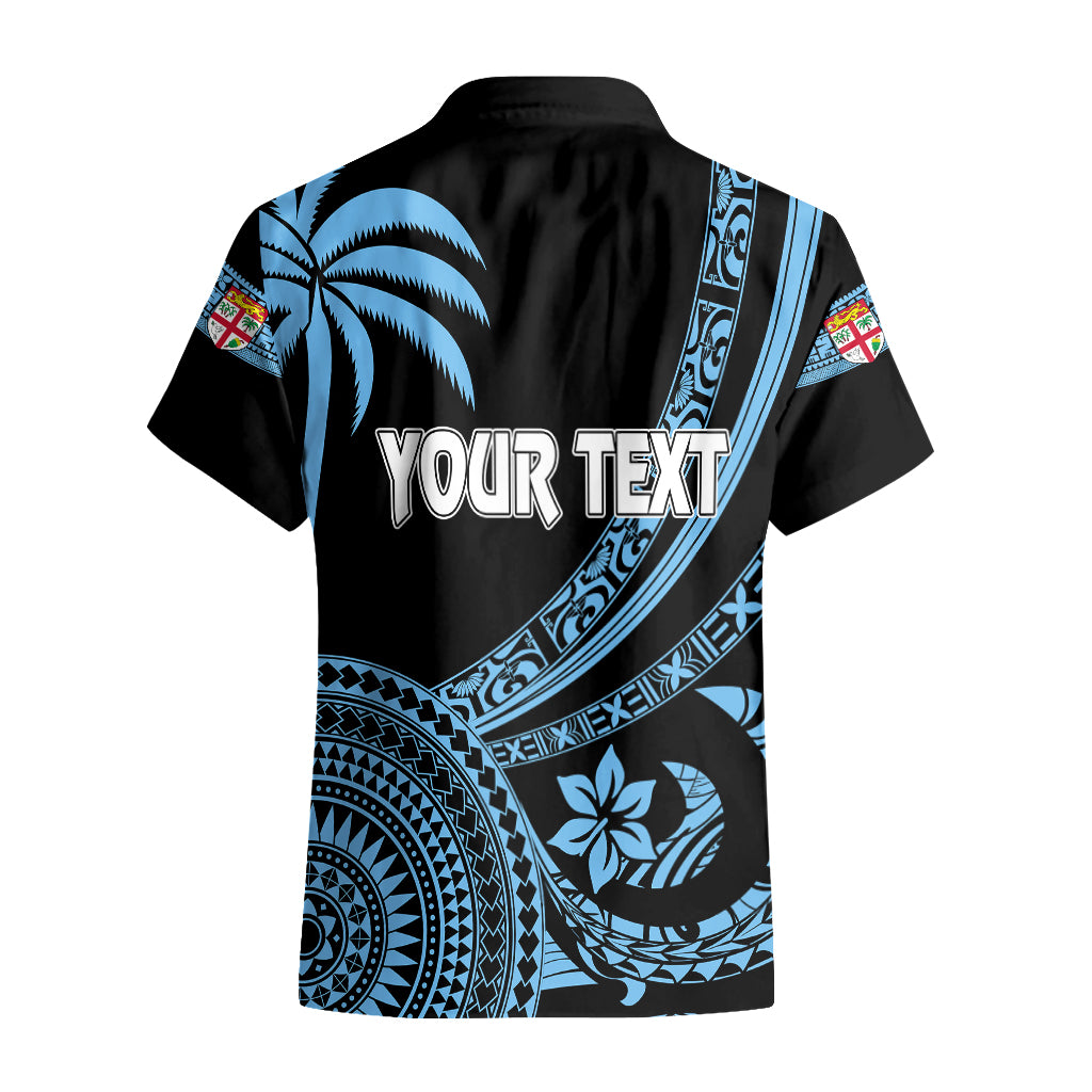 Personalised Fiji Rugby Hawaiian Shirt Tapa Kaivity Curve Style - Vibe Hoodie Shop