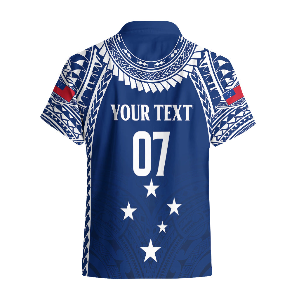 Personalised Samoa Rugby Hawaiian Shirt WC 2023 Champions - Vibe Hoodie Shop