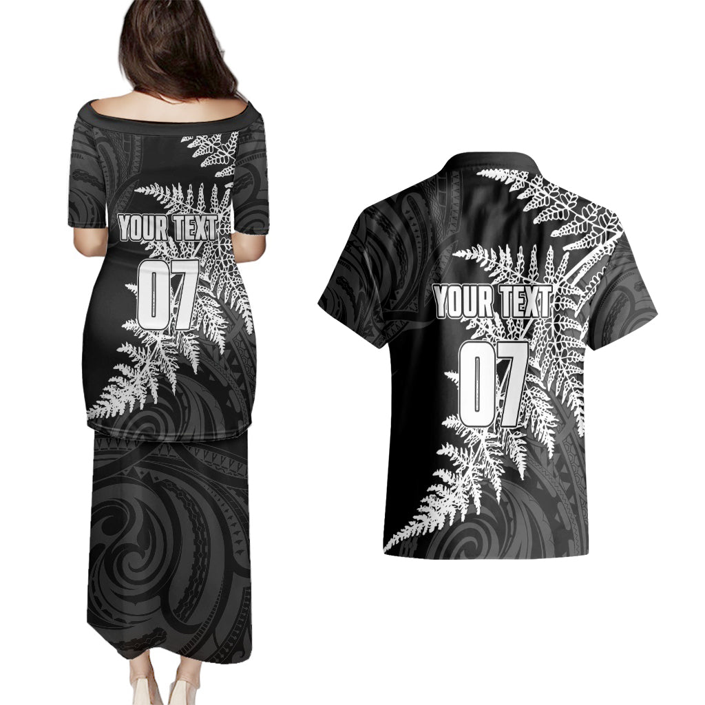 personalised-new-zealand-rugby-couples-matching-puletasi-dress-and-hawaiian-shirt-world-cup-2023-silver-fern-champions