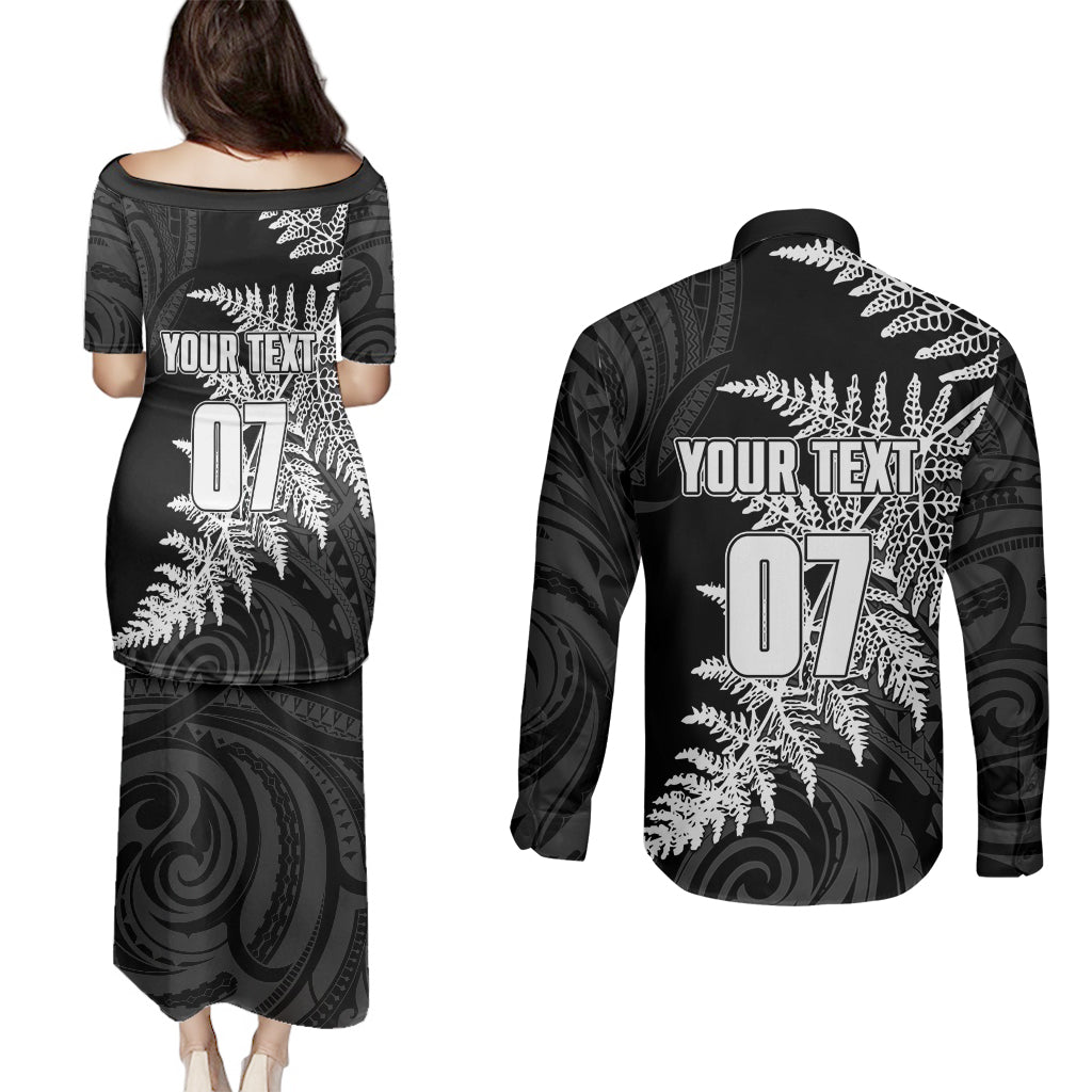 personalised-new-zealand-rugby-couples-matching-puletasi-dress-and-long-sleeve-button-shirts-world-cup-2023-silver-fern-champions