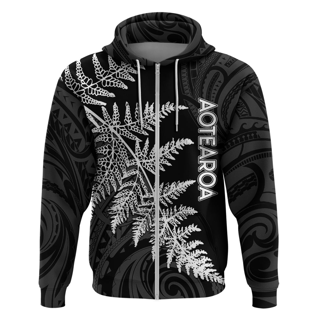Personalised New Zealand Rugby Hoodie World Cup 2023 Silver Fern Champions LT7 - Vibe Hoodie Shop