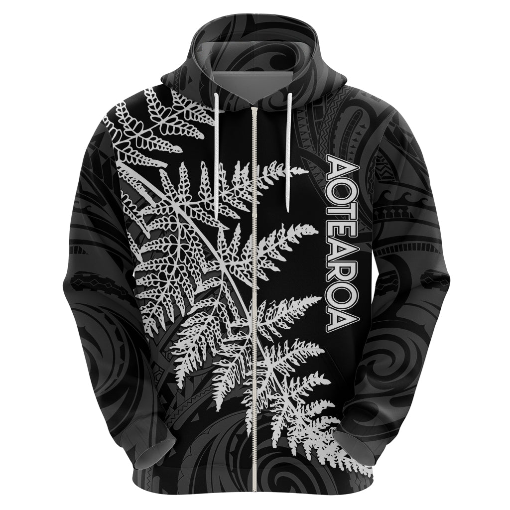 Personalised New Zealand Rugby Hoodie World Cup 2023 Silver Fern Champions LT7 - Vibe Hoodie Shop
