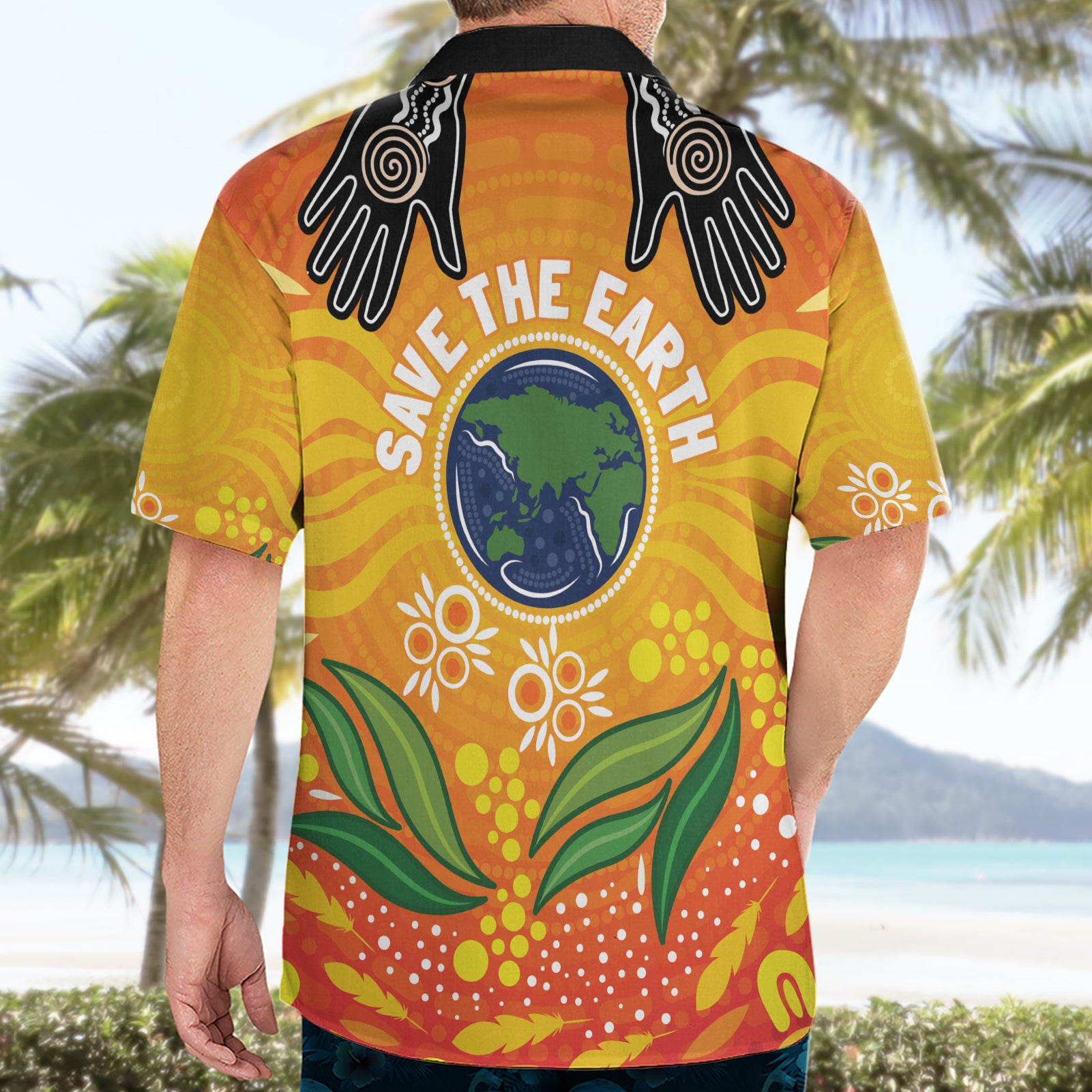 Australia Earth Day Indigenous Hawaiian Shirt Save The Earth - Vibe Hoodie Shop