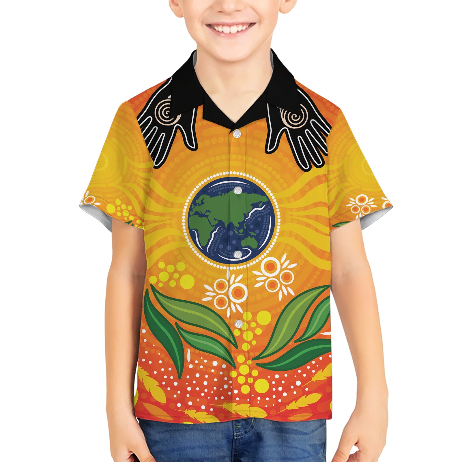 Australia Earth Day Indigenous Hawaiian Shirt Save The Earth - Vibe Hoodie Shop