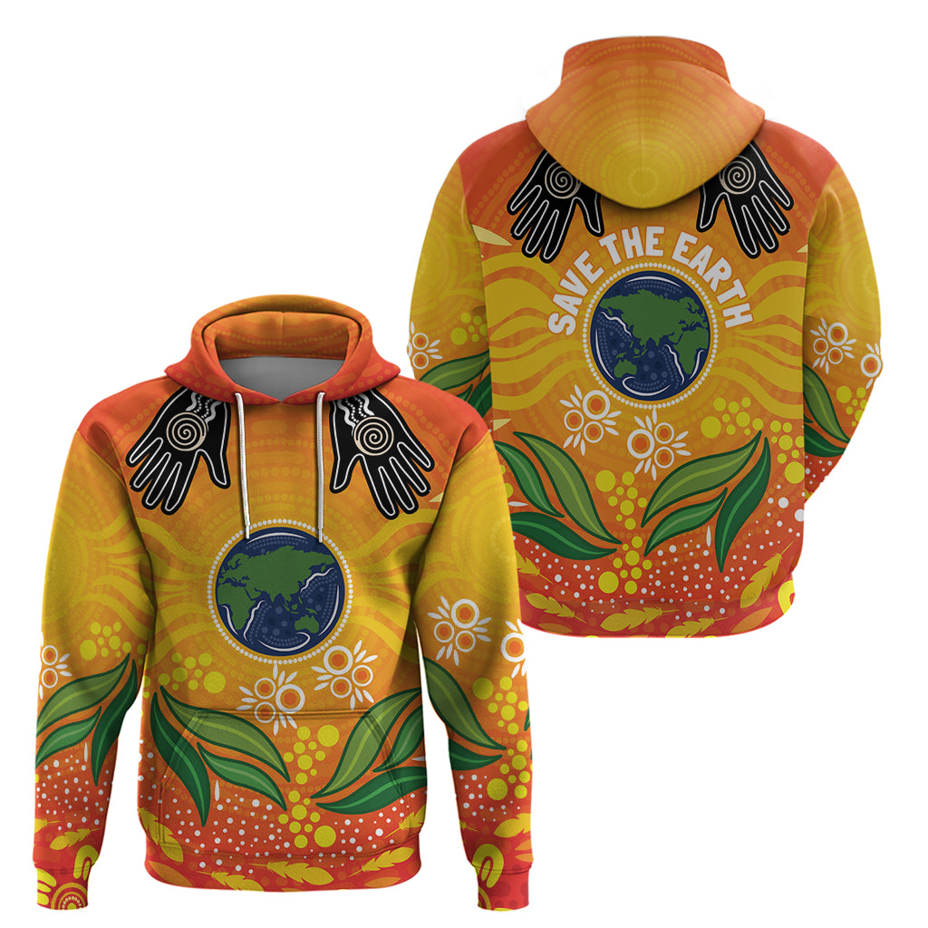 Australia Earth Day Indigenous Hoodie Save The Earth LT7 - Vibe Hoodie Shop