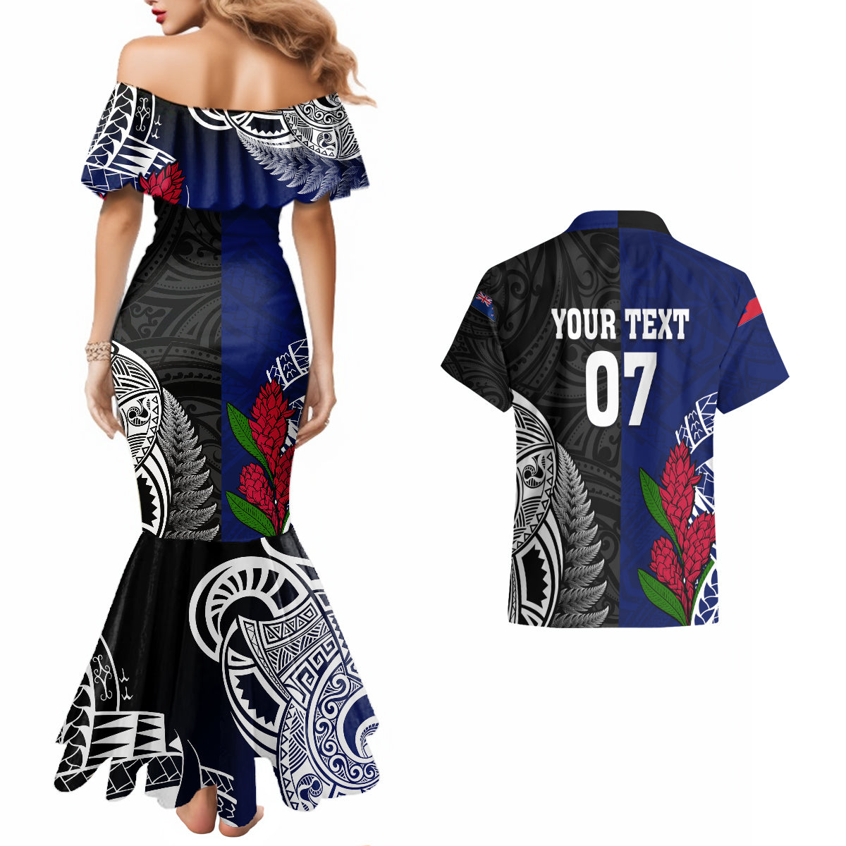 personalised-new-zealand-vs-samoa-rugby-couples-matching-mermaid-dress-and-hawaiian-shirt-go-champions