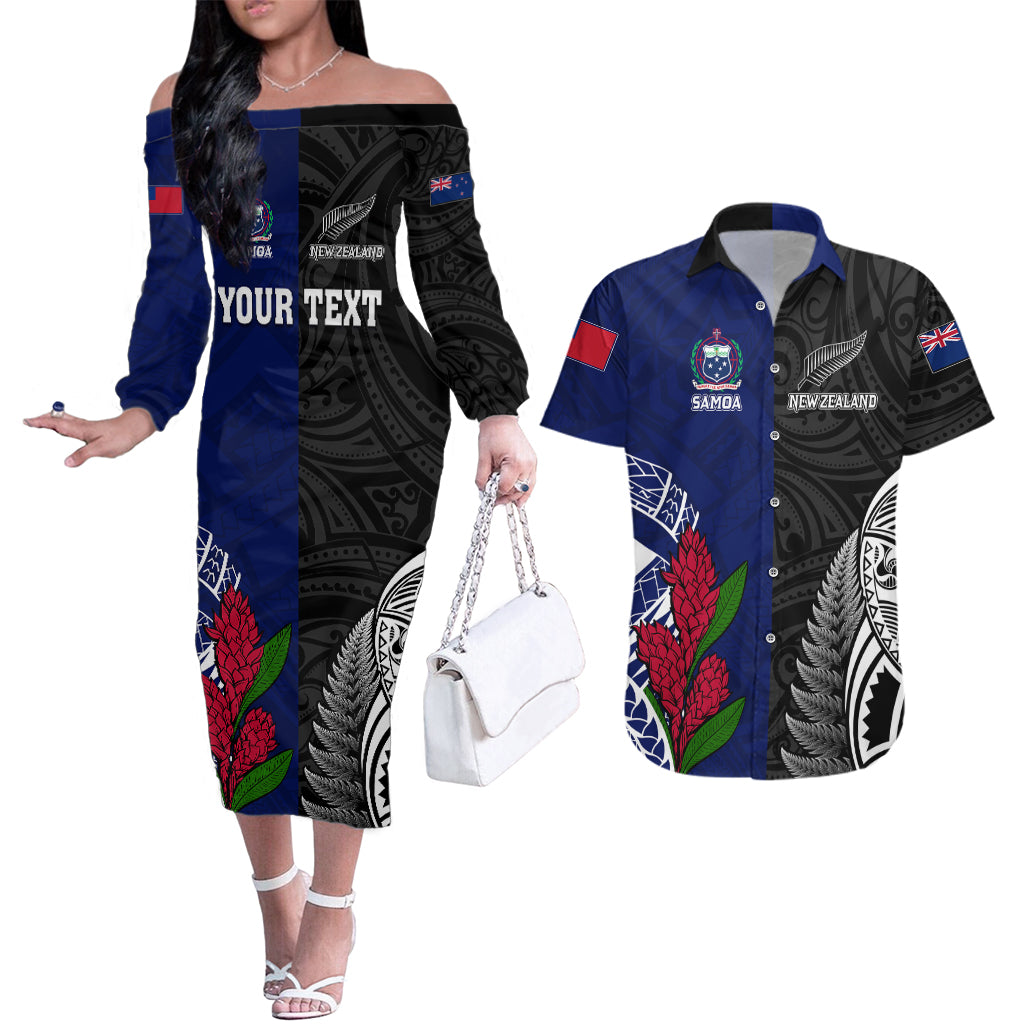 personalised-new-zealand-vs-samoa-rugby-couples-matching-off-the-shoulder-long-sleeve-dress-and-hawaiian-shirt-go-champions