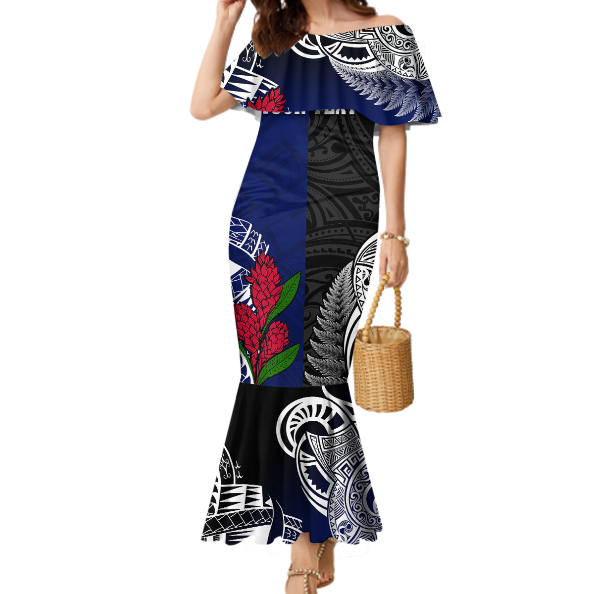 personalised-new-zealand-vs-samoa-rugby-family-matching-mermaid-dress-and-hawaiian-shirt-go-champions