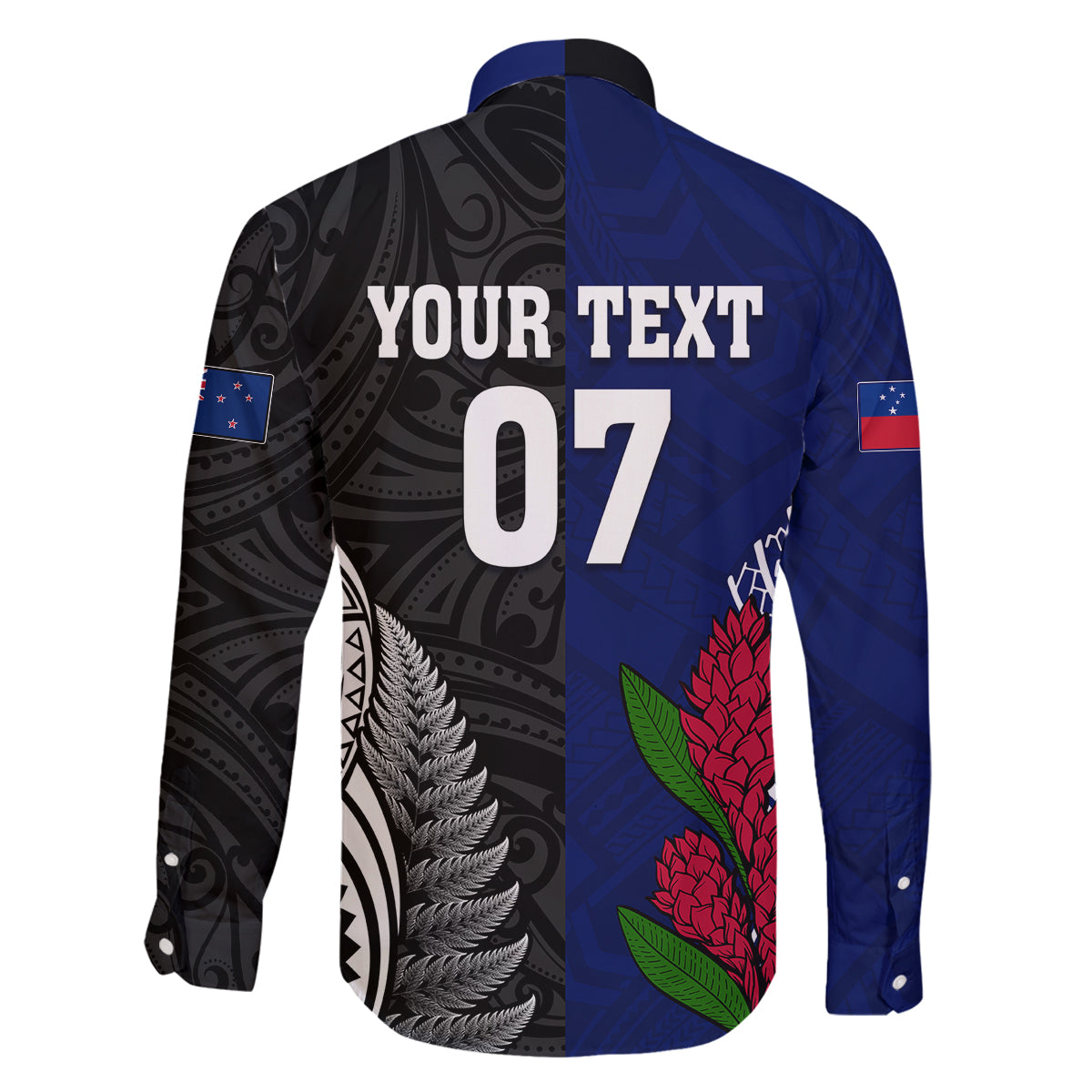 personalised-new-zealand-vs-samoa-rugby-family-matching-off-shoulder-maxi-dress-and-hawaiian-shirt-go-champions