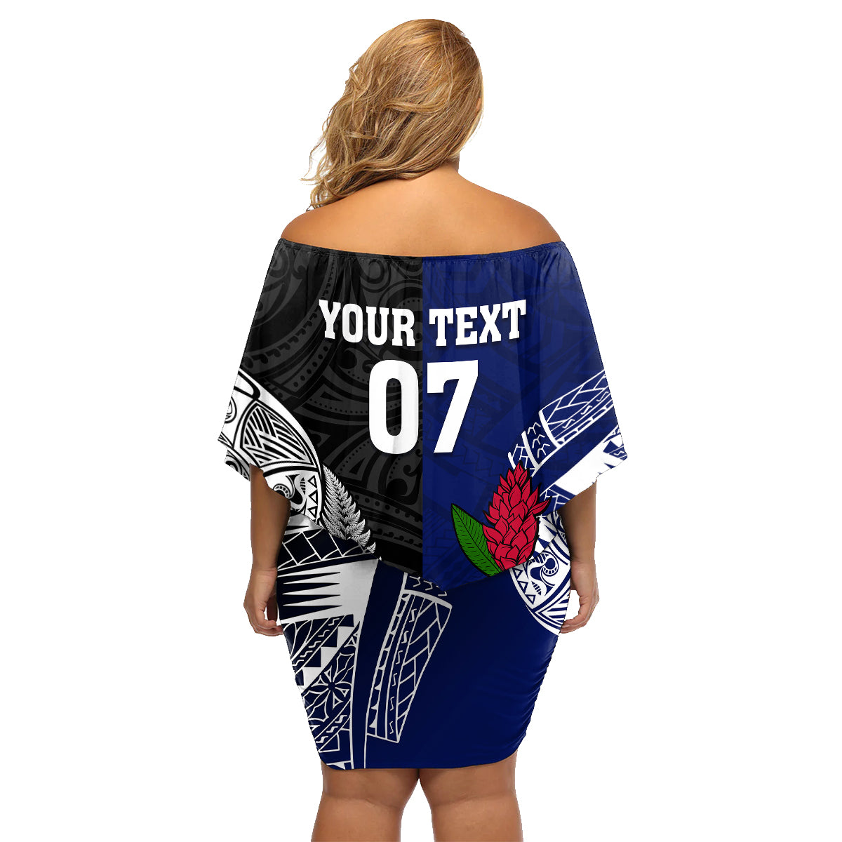 personalised-new-zealand-vs-samoa-rugby-family-matching-off-shoulder-short-dress-and-hawaiian-shirt-go-champions