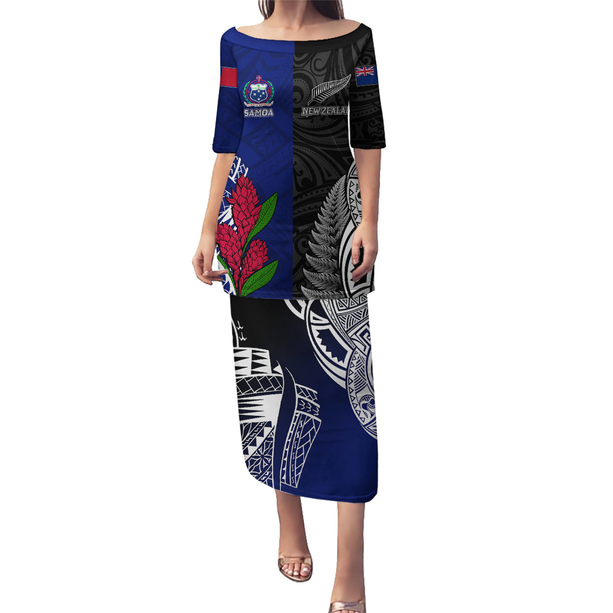 personalised-new-zealand-vs-samoa-rugby-family-matching-puletasi-dress-and-hawaiian-shirt-go-champions