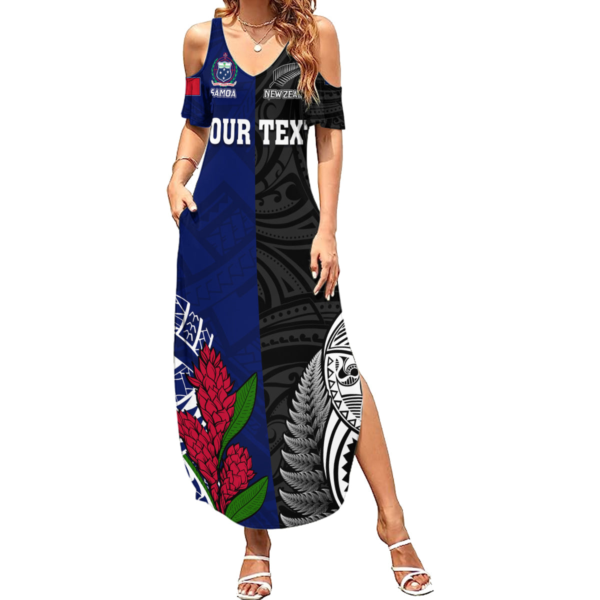 personalised-new-zealand-vs-samoa-rugby-family-matching-summer-maxi-dress-and-hawaiian-shirt-go-champions