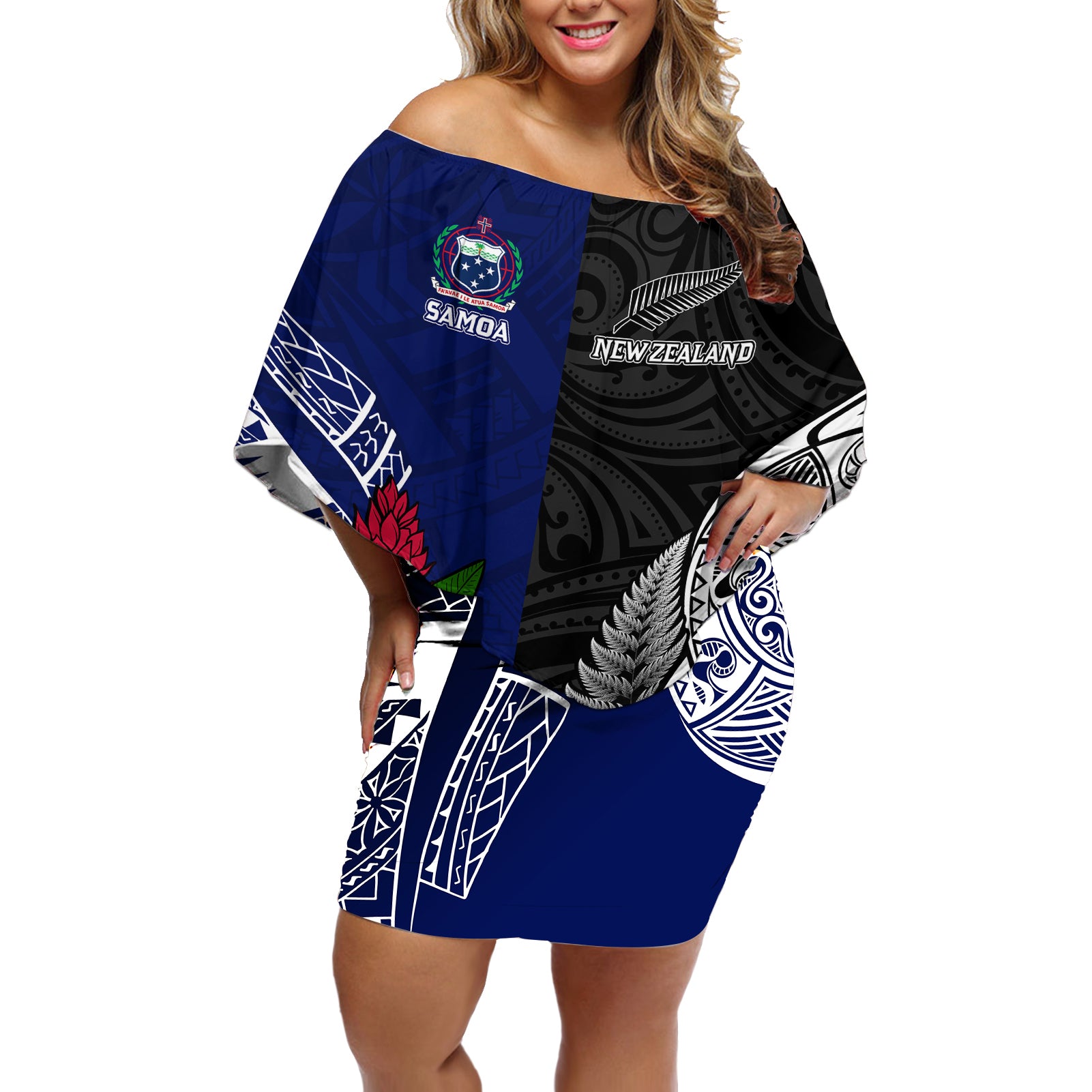 personalised-new-zealand-vs-samoa-rugby-off-shoulder-short-dress-go-champions