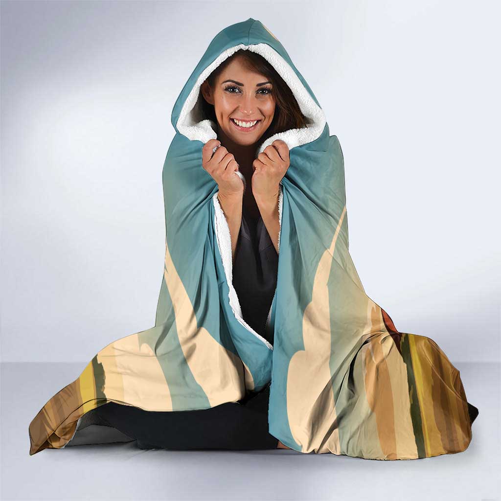 Australia Personalized Hooded Blanket Uluru Scenery