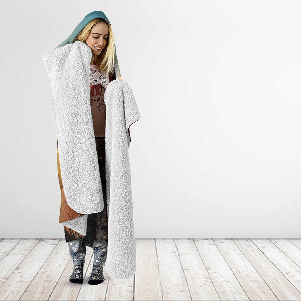 Australia Personalized Hooded Blanket Uluru Scenery