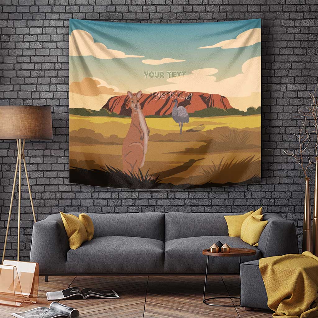 Australia Personalized Tapestry Uluru Scenery - Vibe Hoodie Shop