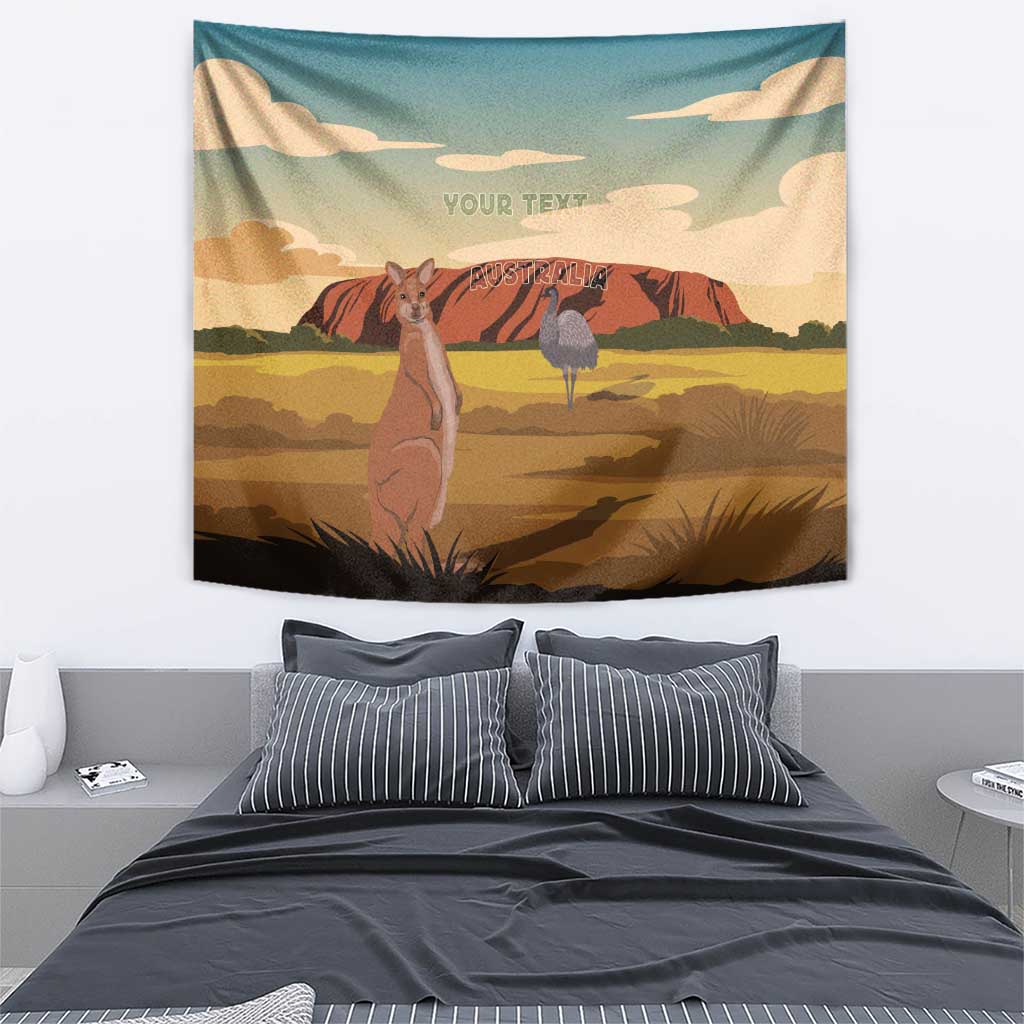 Australia Personalized Tapestry Uluru Scenery - Vibe Hoodie Shop