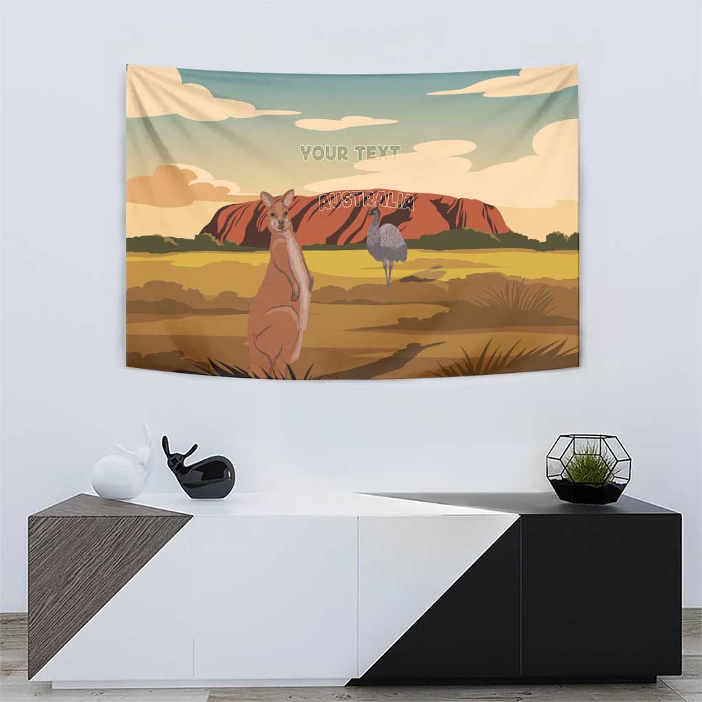 Australia Personalized Tapestry Uluru Scenery - Vibe Hoodie Shop