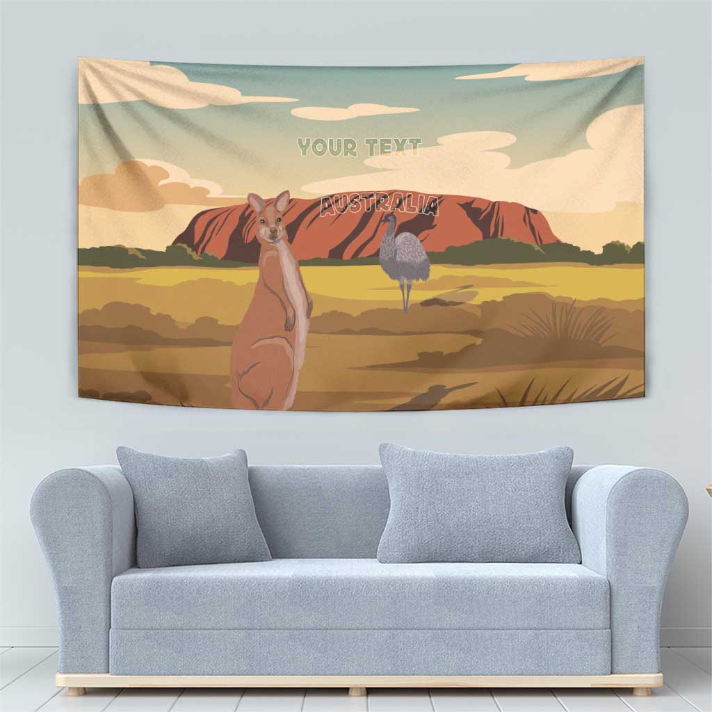 Australia Personalized Tapestry Uluru Scenery - Vibe Hoodie Shop