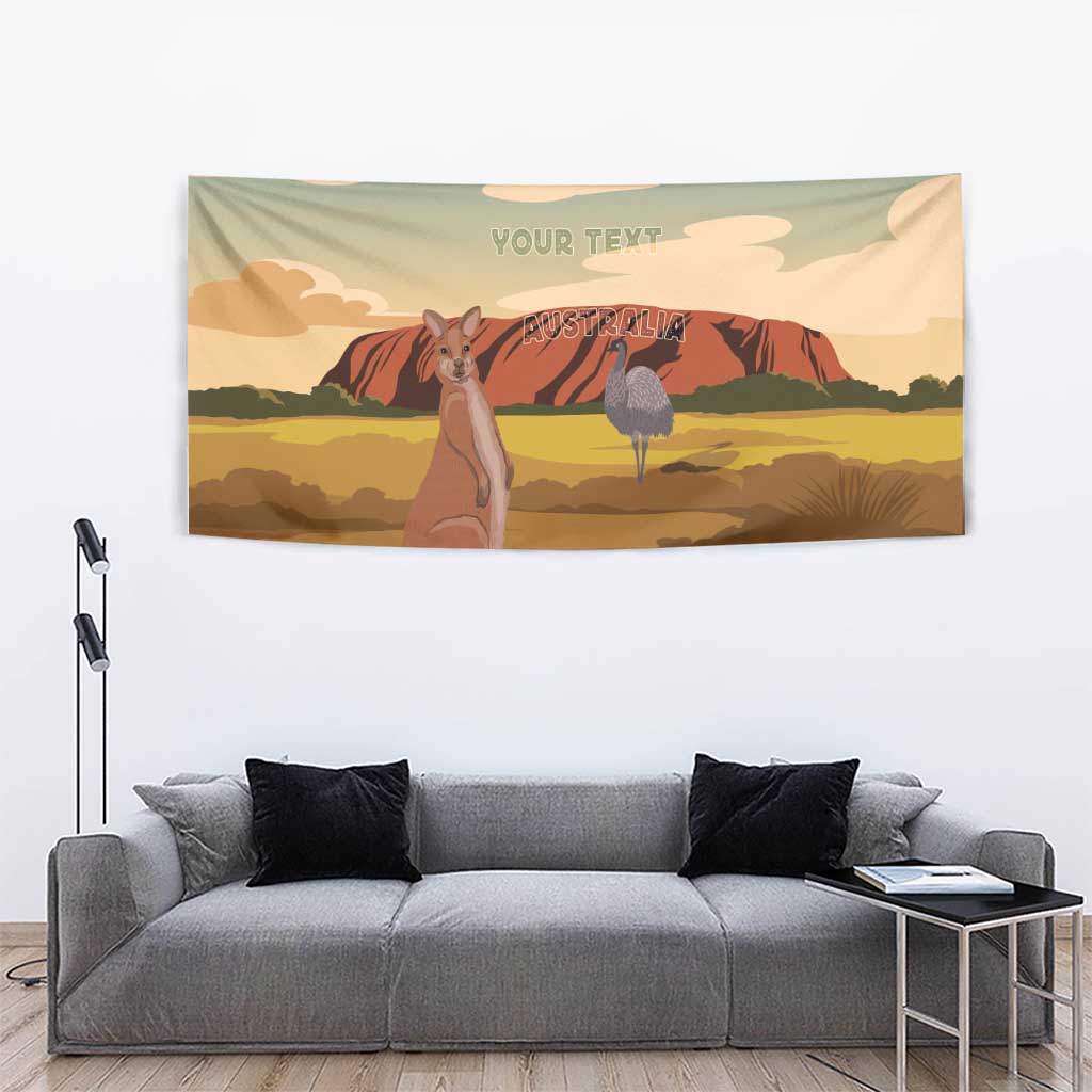 Australia Personalized Tapestry Uluru Scenery - Vibe Hoodie Shop