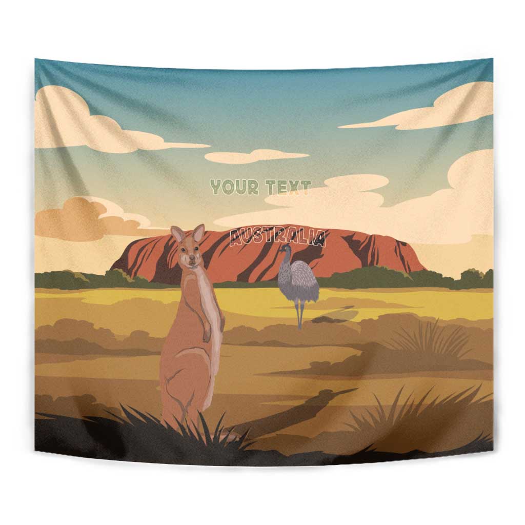 Australia Personalized Tapestry Uluru Scenery - Vibe Hoodie Shop