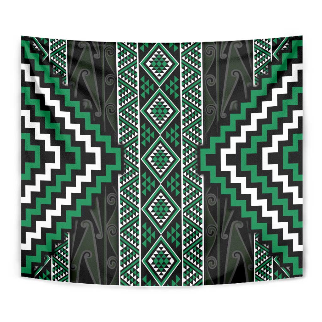 Jade Tukutuku Pattern Aotearoa Tapestry Niho Taniwha and Puhoro Motifs - Vibe Hoodie Shop