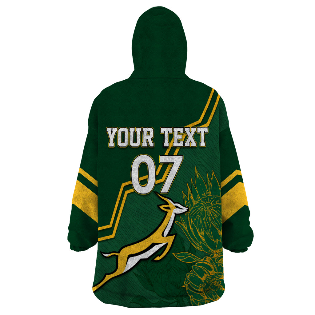 South Africa Rugby 2023 Wearable Blanket Hoodie Champions GO Bokke - Vibe Hoodie Shop