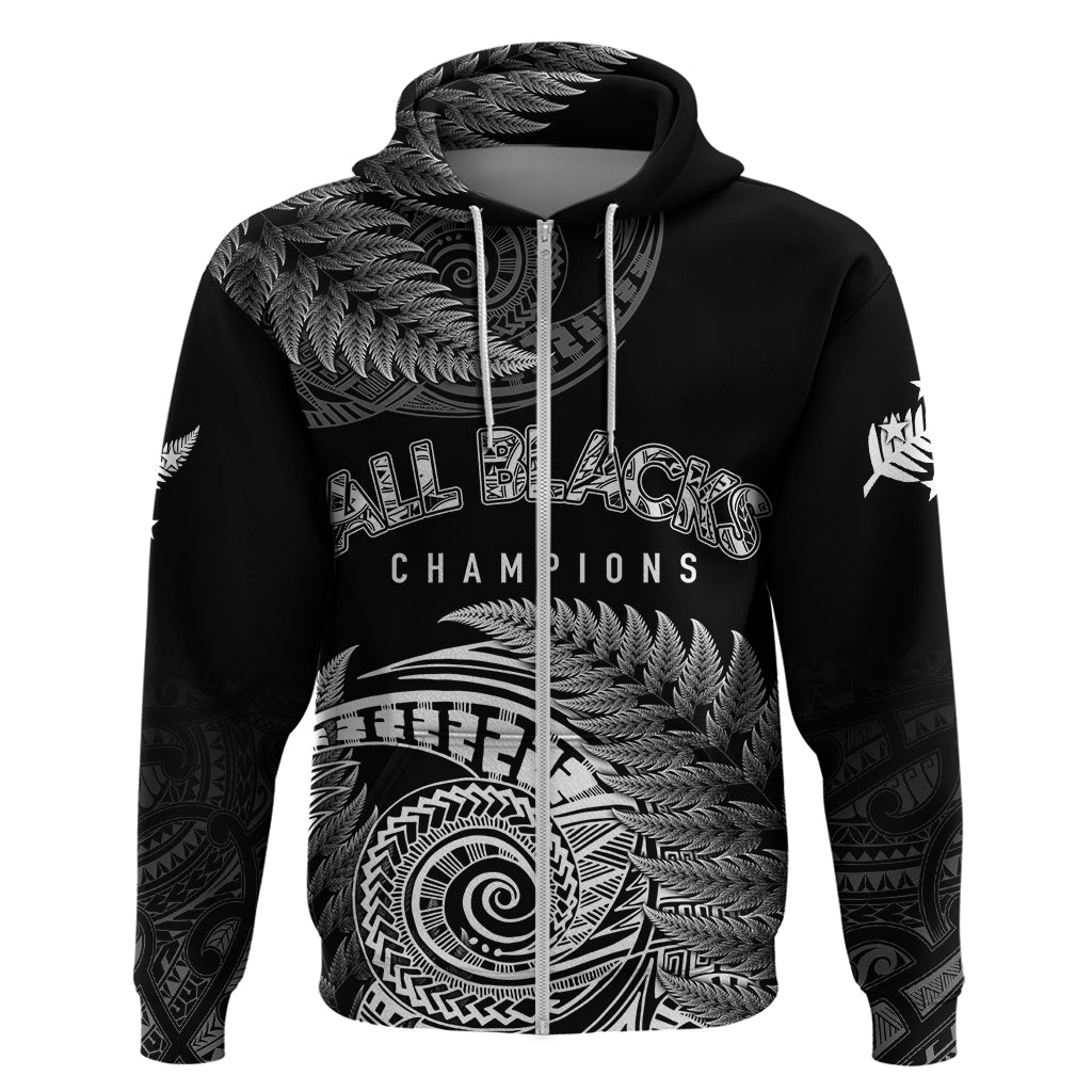 New Zealand Rugby 2023 Hoodie Aotearoa Silver Ferns Champions LT7 - Vibe Hoodie Shop
